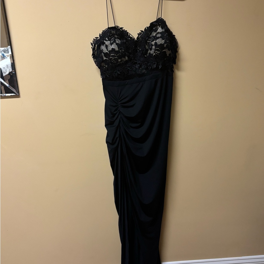 Elegant Black Lace Gown